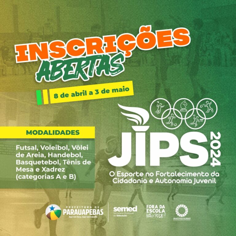 Jogos Interescolares de Parauapebas estão com inscrições abertas